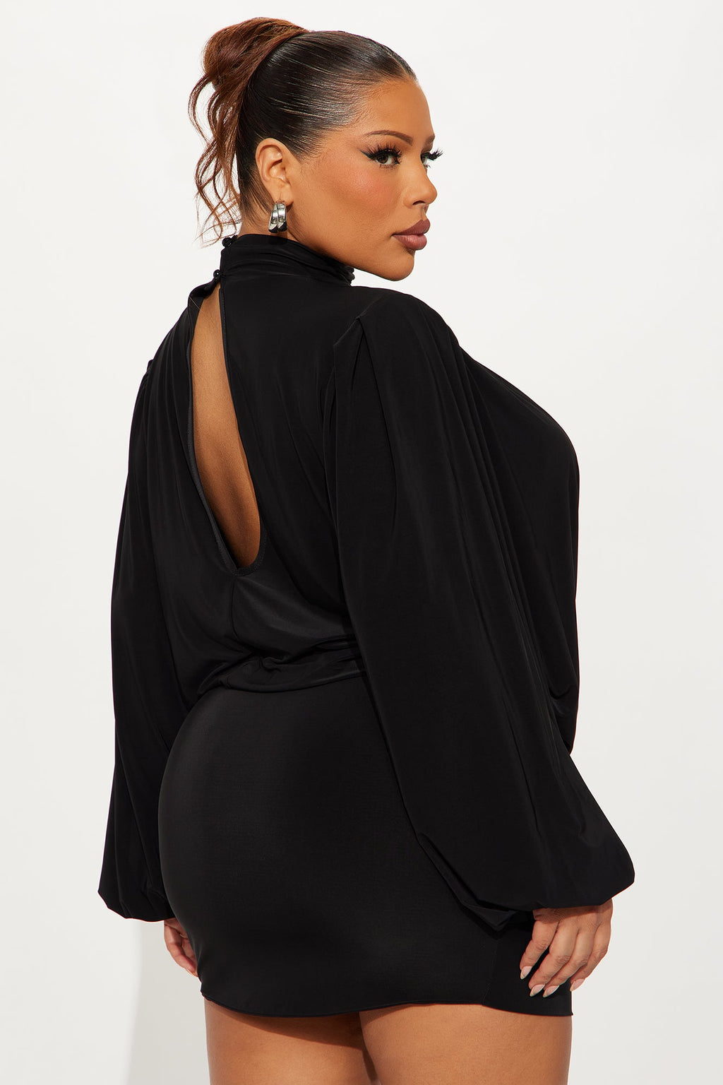 Second Chances Mini Skirt Set - Black