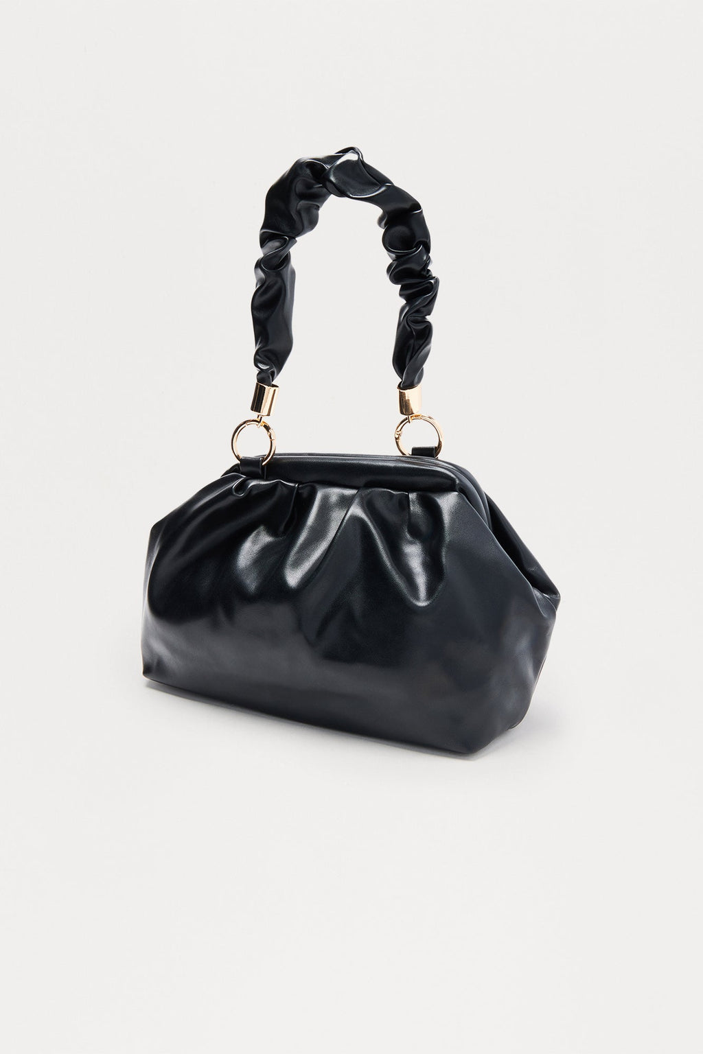 Sydney Faux Leather Handbag - Black