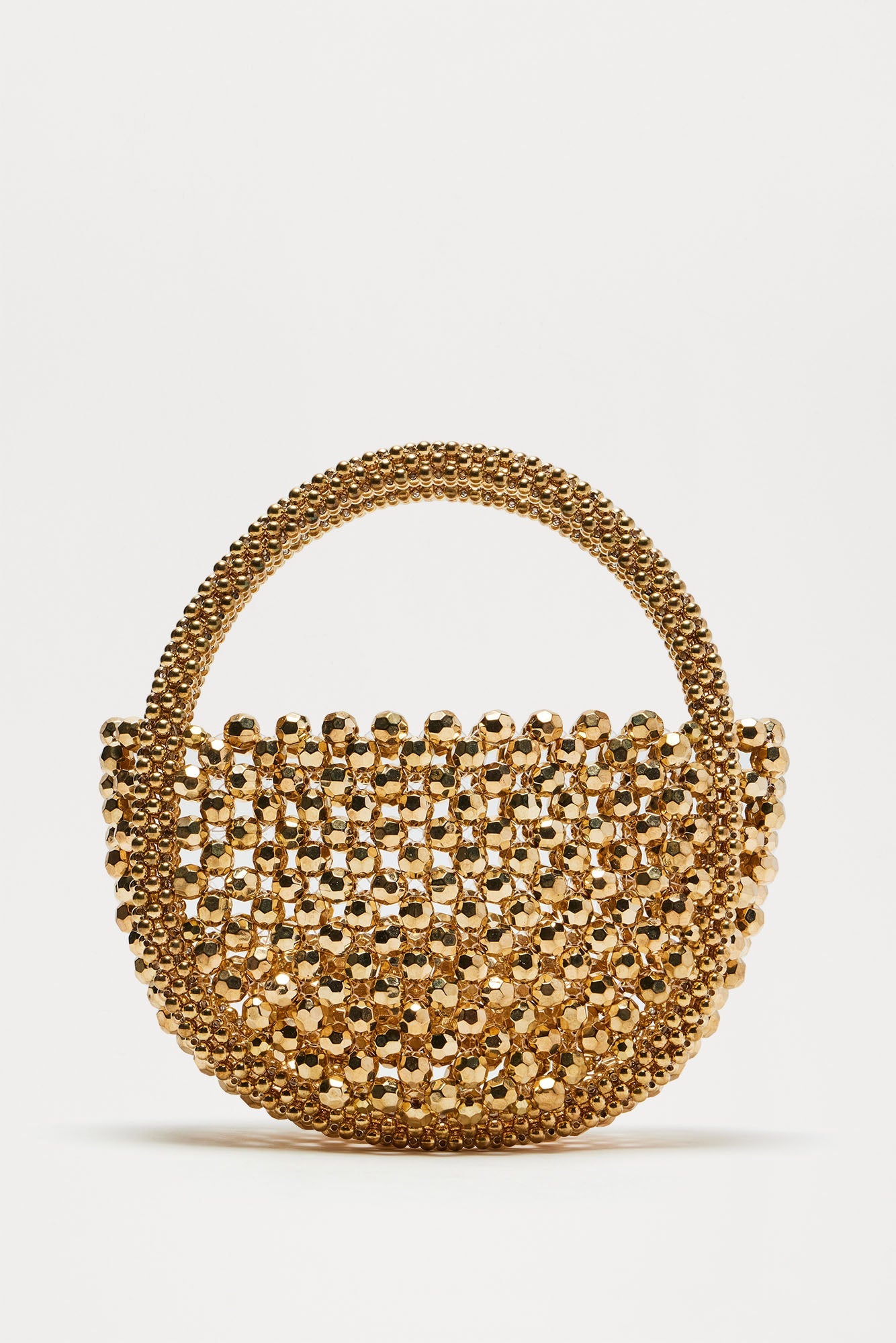 Golden Disco Doll Handbag - Gold