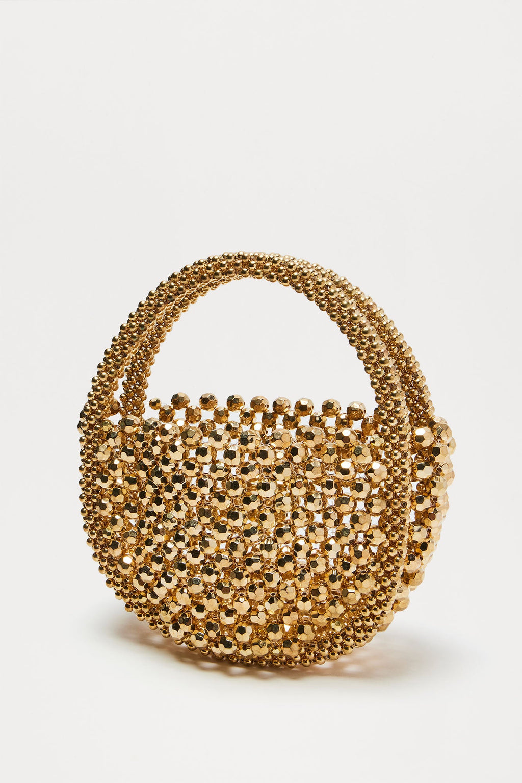 Golden Disco Doll Handbag - Gold