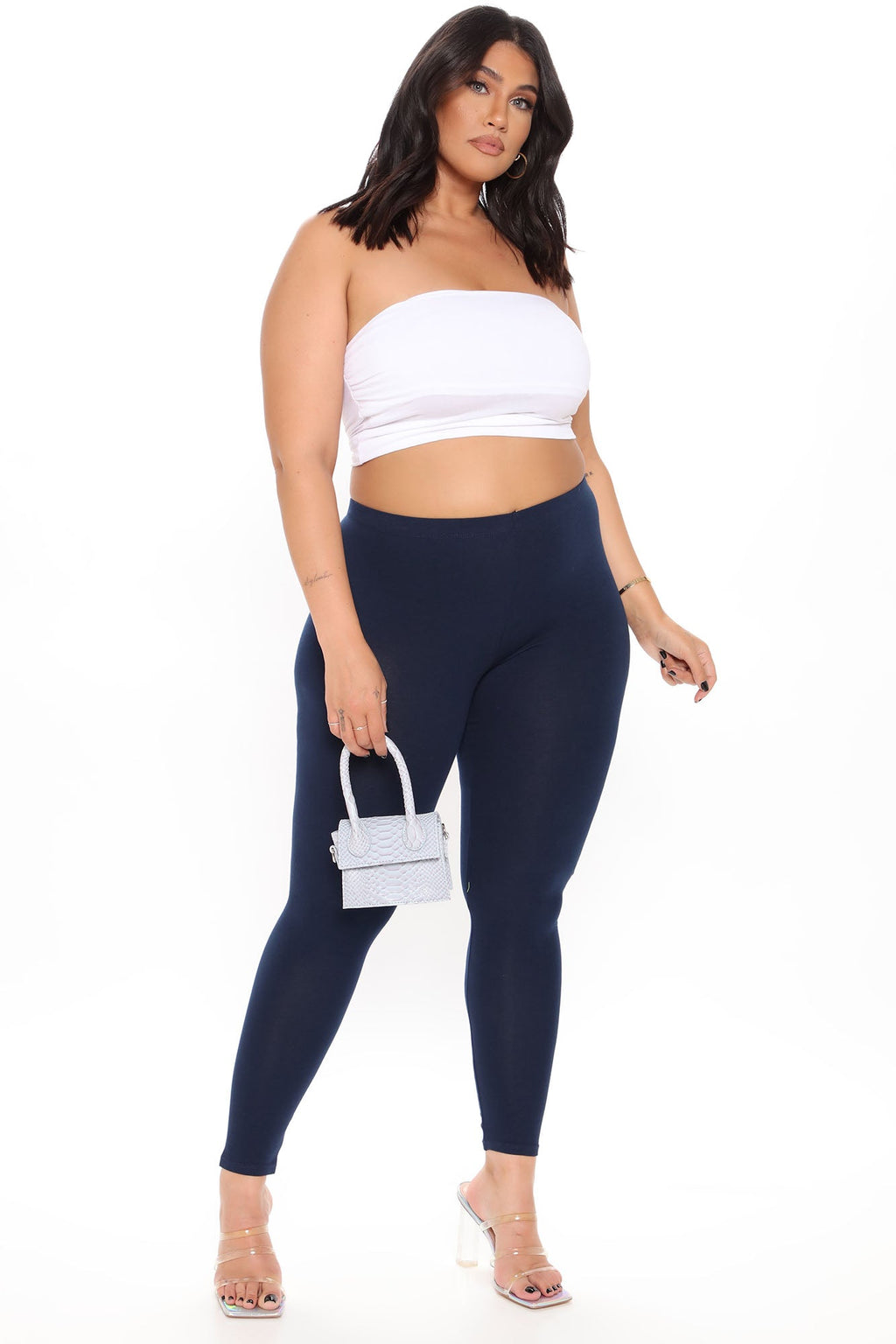 Kim Basic Legging - Navy
