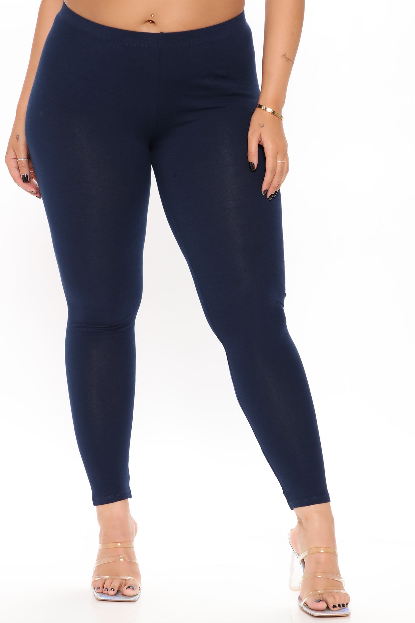 Kim Basic Legging - Navy