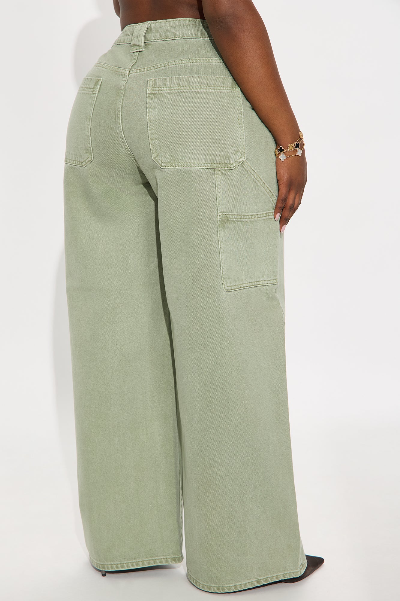Everything You Want Wide Leg Pant - Sage