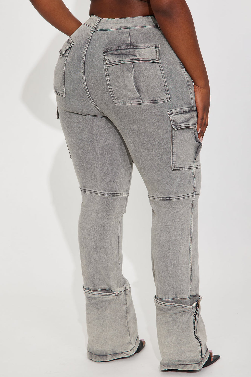 Camden Cargo Utility Jeans - Grey