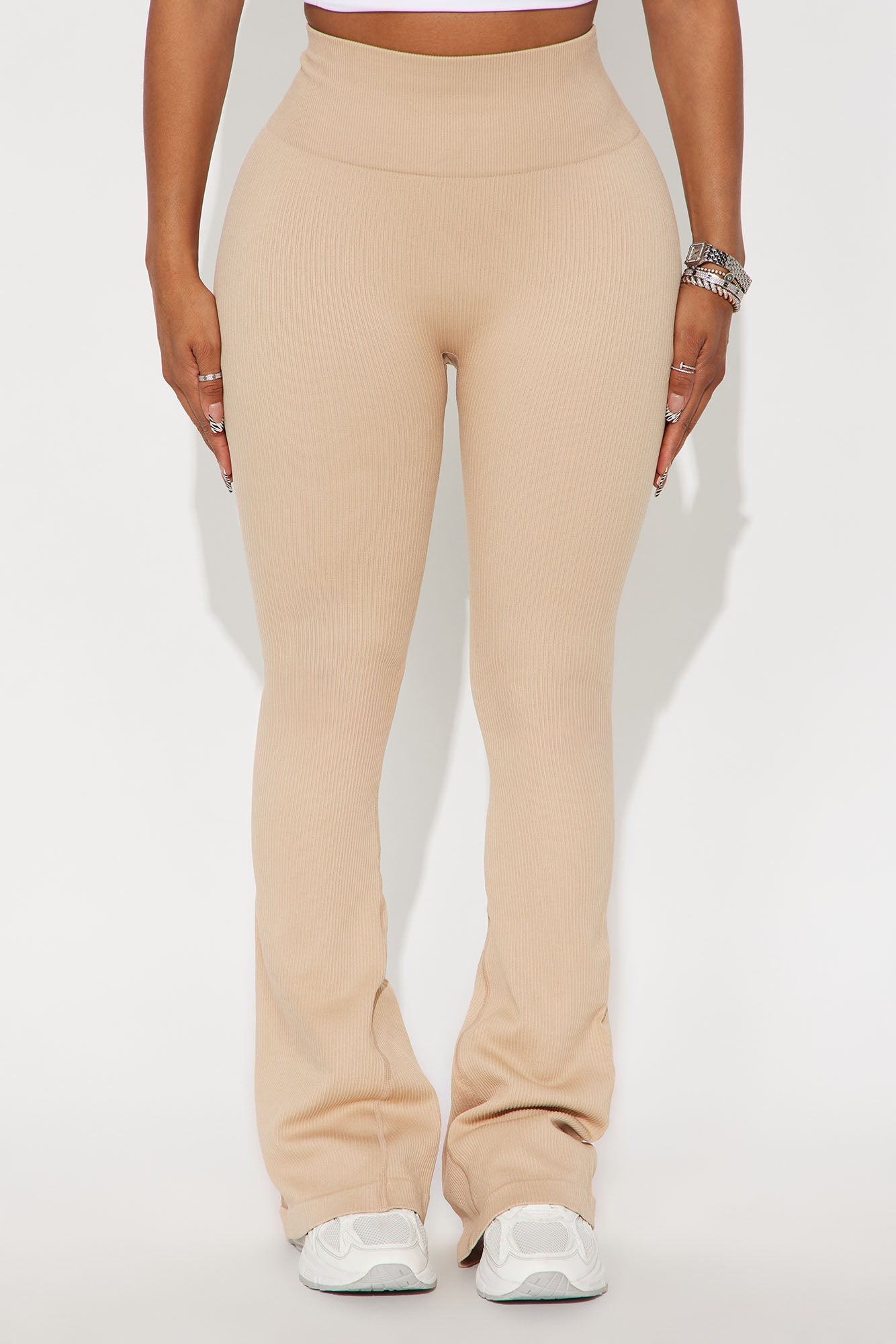 Beach Body Effortless Seamless Active Yoga Pant - Taupe