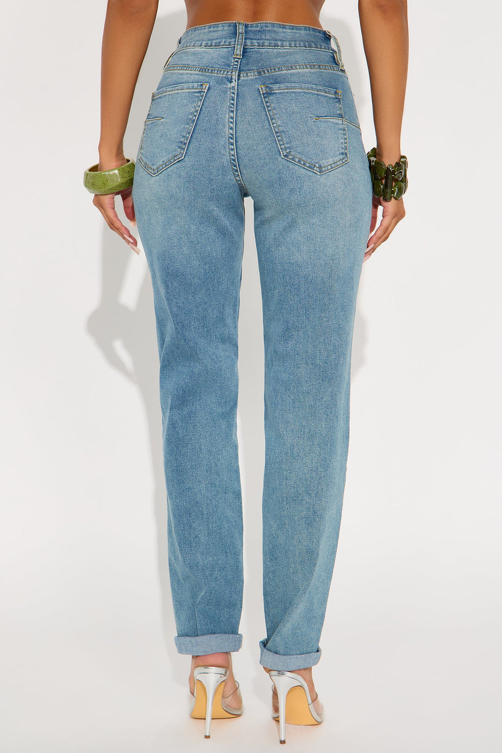 Tall Clara Super Stretch Sculpting Mom Jeans - Medium Wash