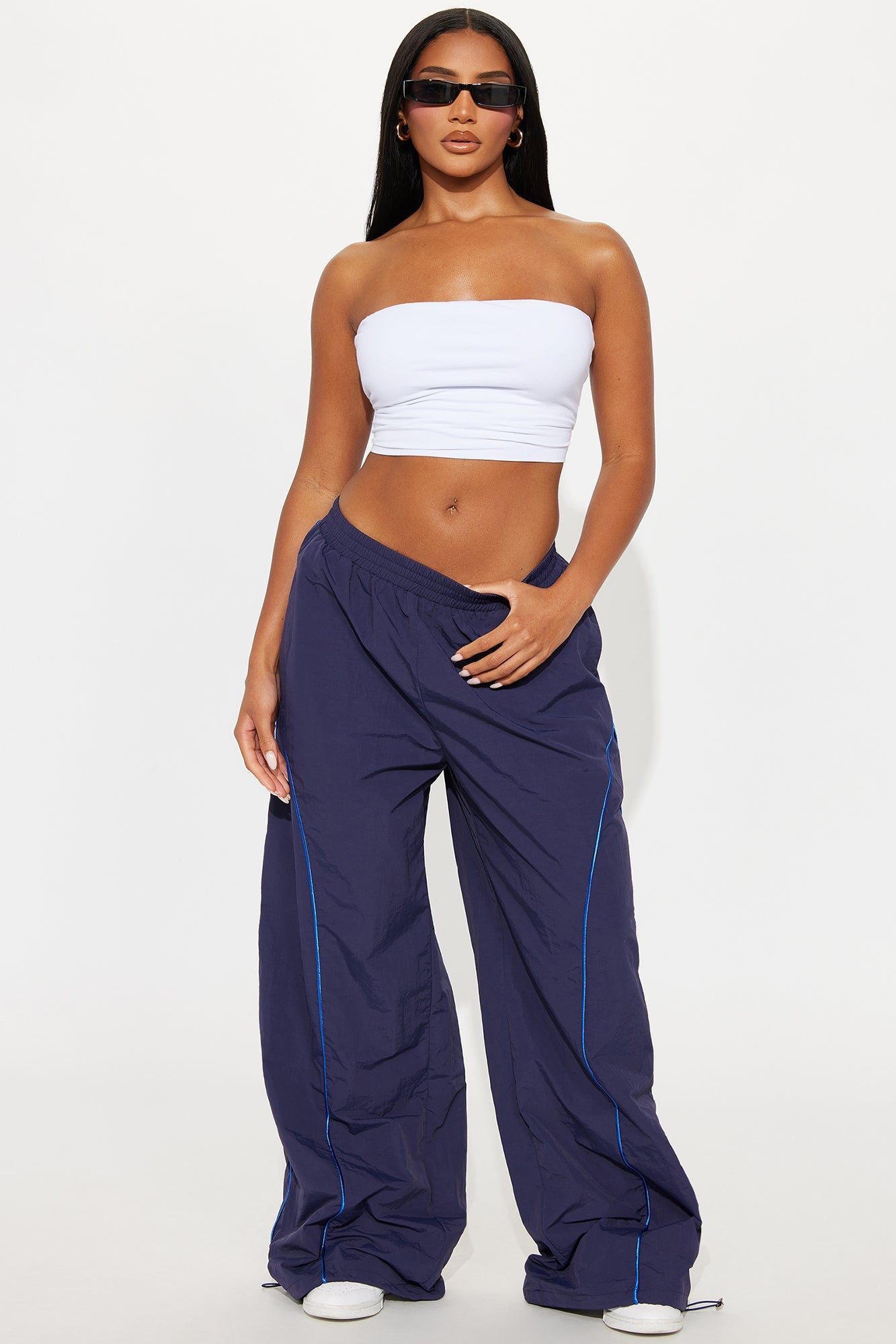 Precise Movement Windbreaker Track Pant - Navy/combo