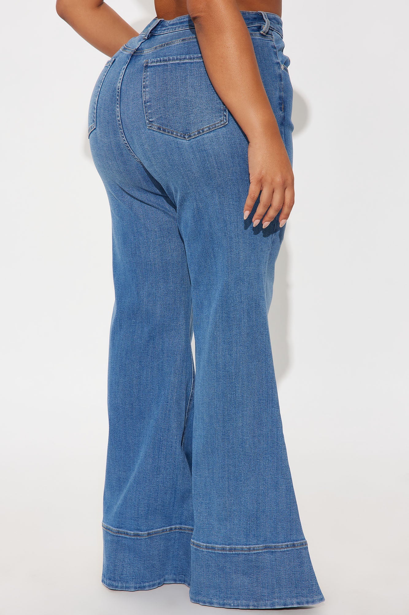 Keep It Real Extreme Flare Jeans - Medium Wash