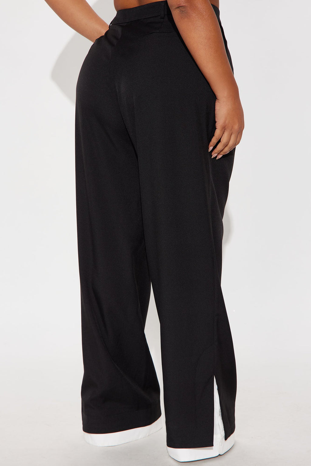 Put In Work High Rise Trouser - Black/White