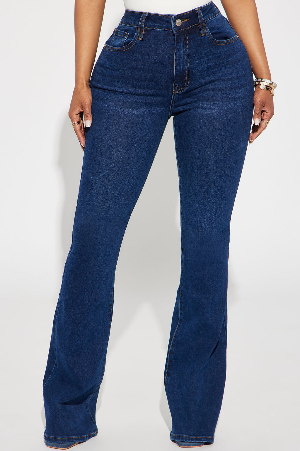 Tall Affair Of The Flare Stretch Jeans - Dark Wash
