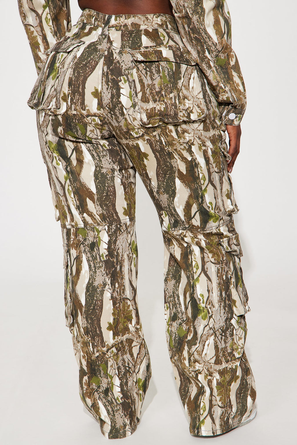 Sneak Attack Non Stretch Camo Cargo Jean - Taupe/combo