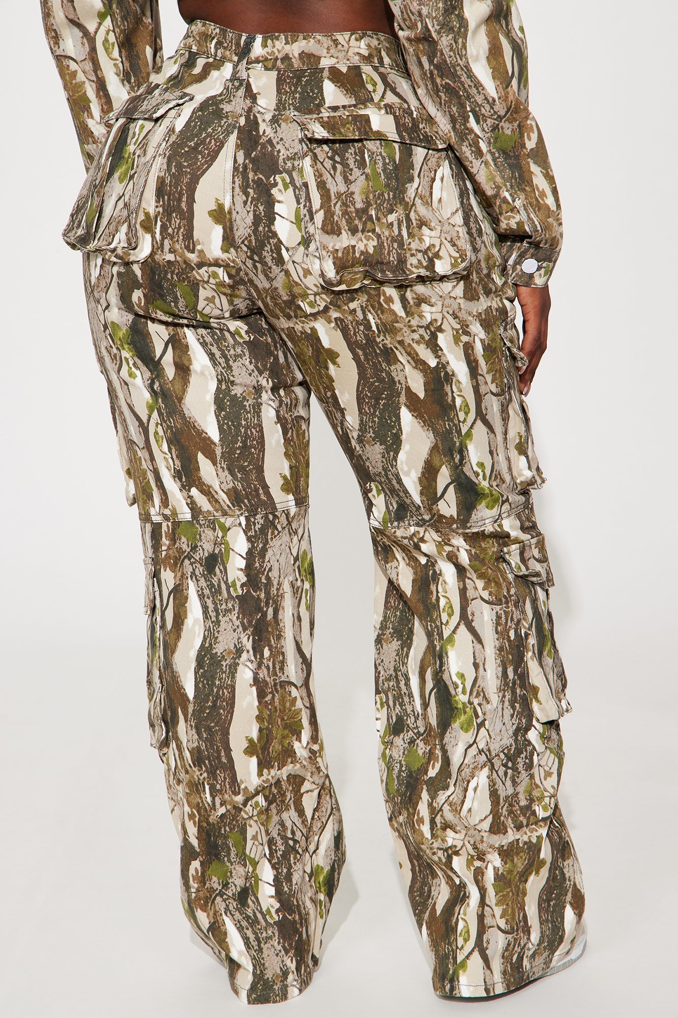 Sneak Attack Non Stretch Camo Cargo Jean - Taupe/combo