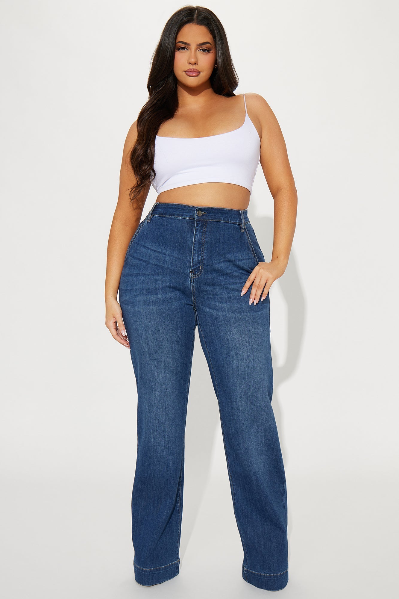 Tall Margot Stretch Trouser Jeans - Dark Wash