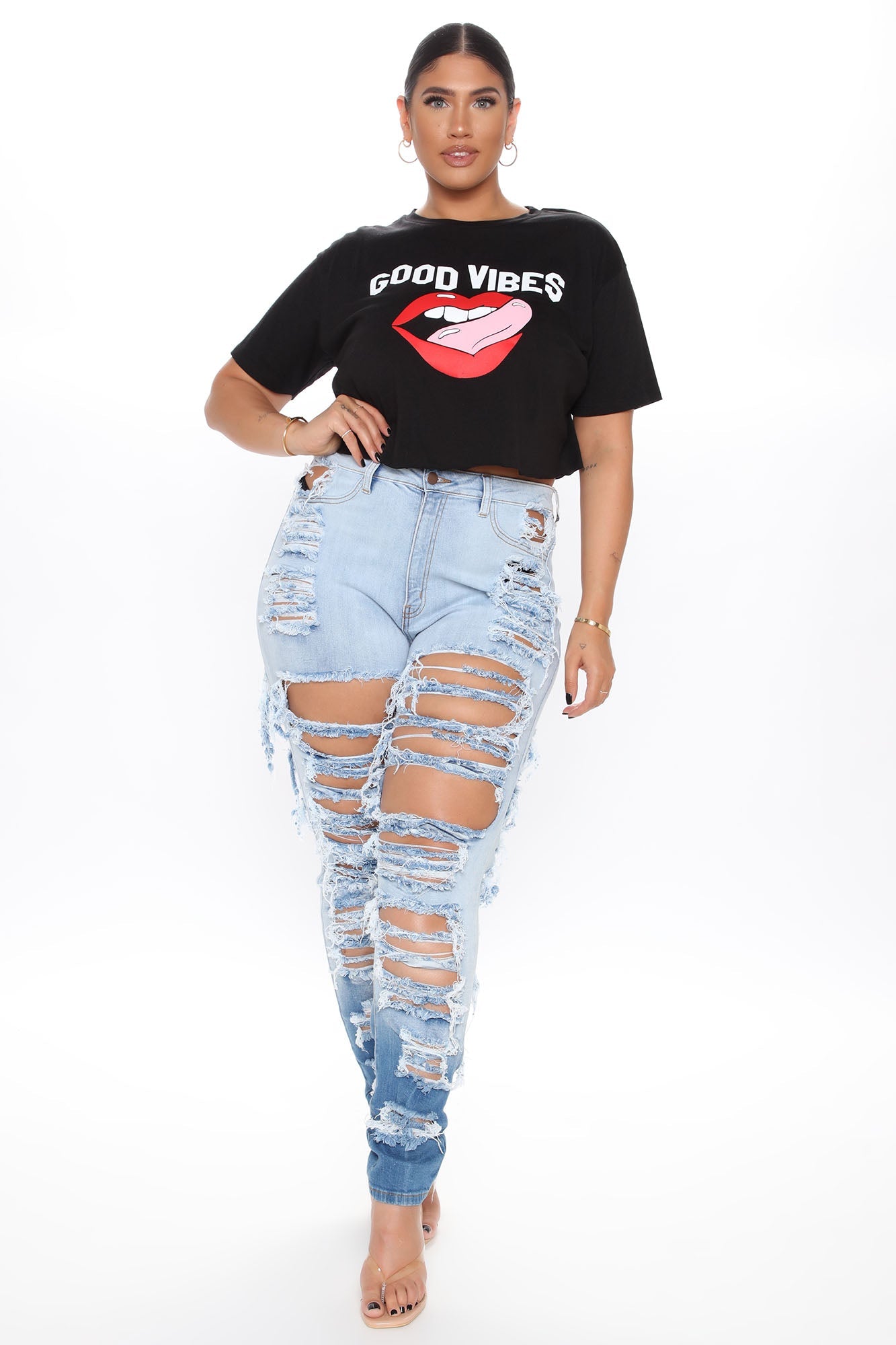 Cheap Thriller High Rise Jeans - Blue