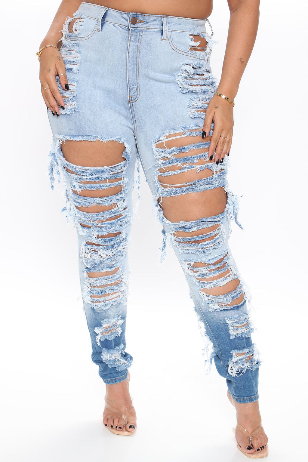 Cheap Thriller High Rise Jeans - Blue