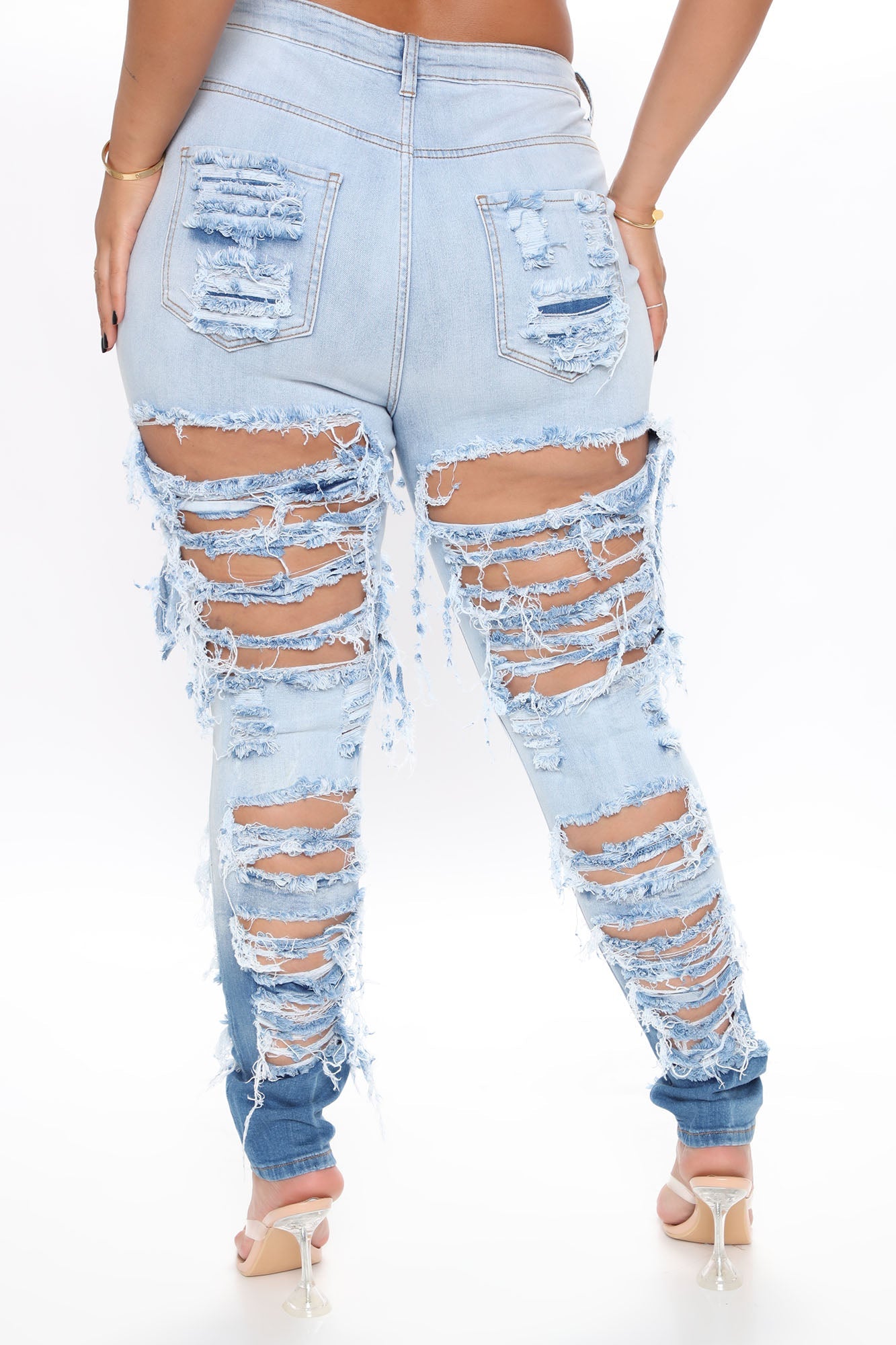 Cheap Thriller High Rise Jeans - Blue