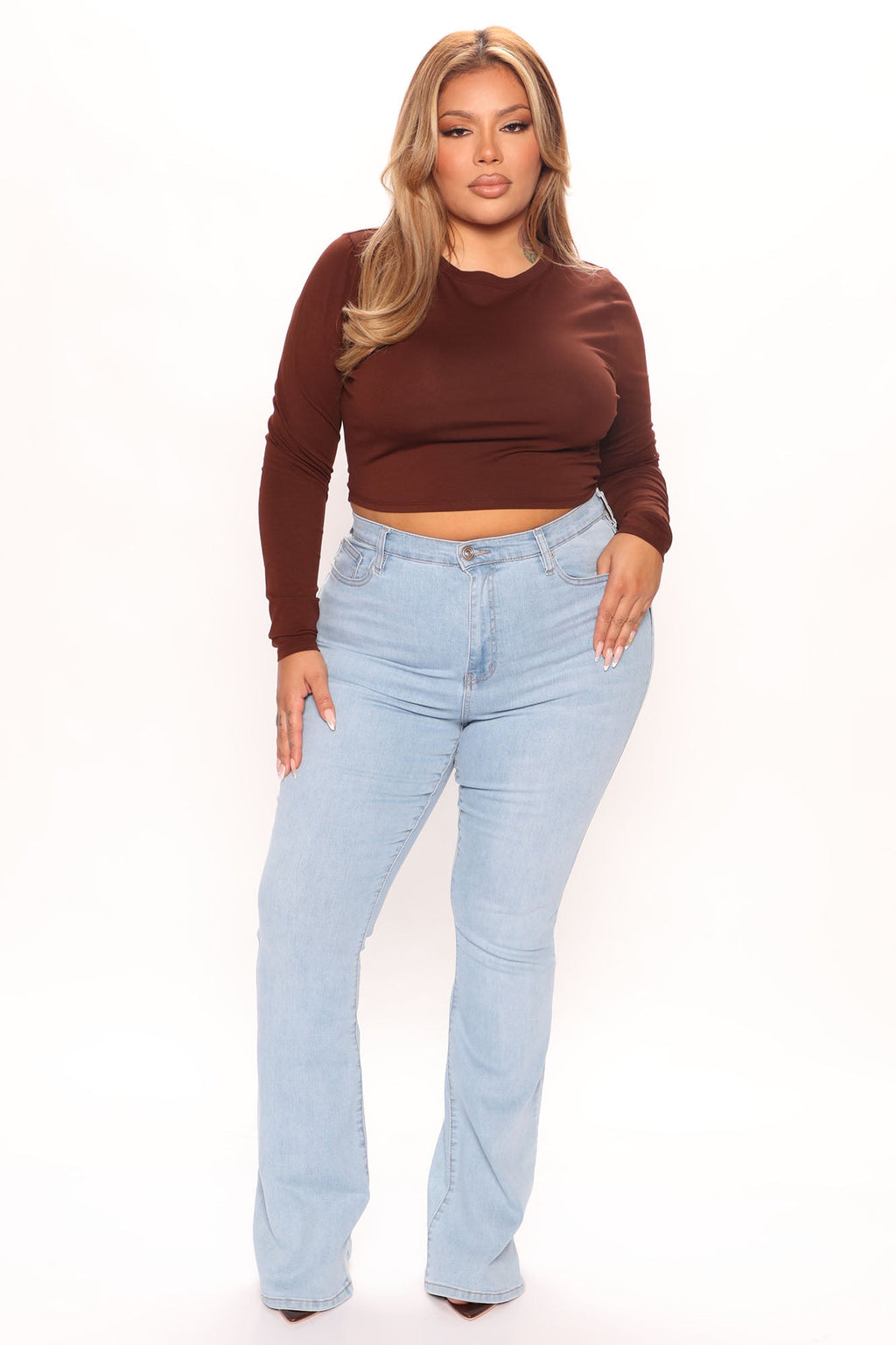 Robin Long Sleeve Top - Chocolate