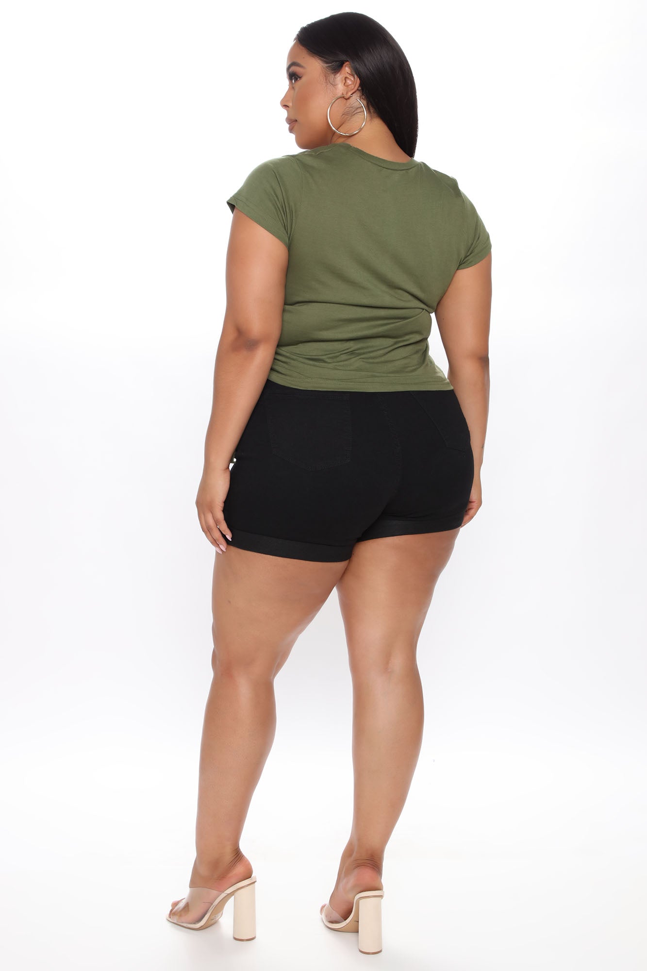 Carter Denim Shorts - Black