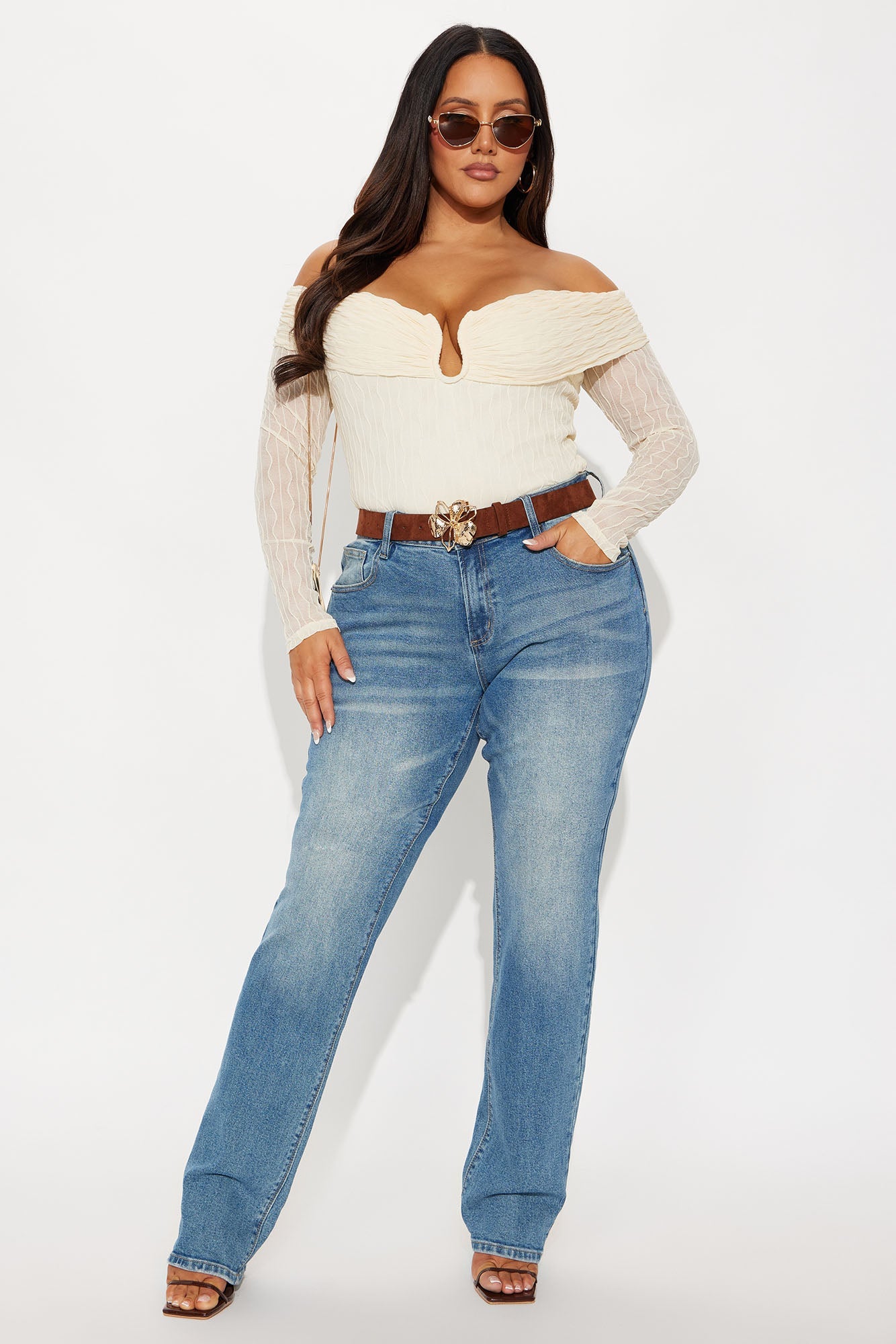 Tall Sicily Straight Leg Jeans - Medium Wash