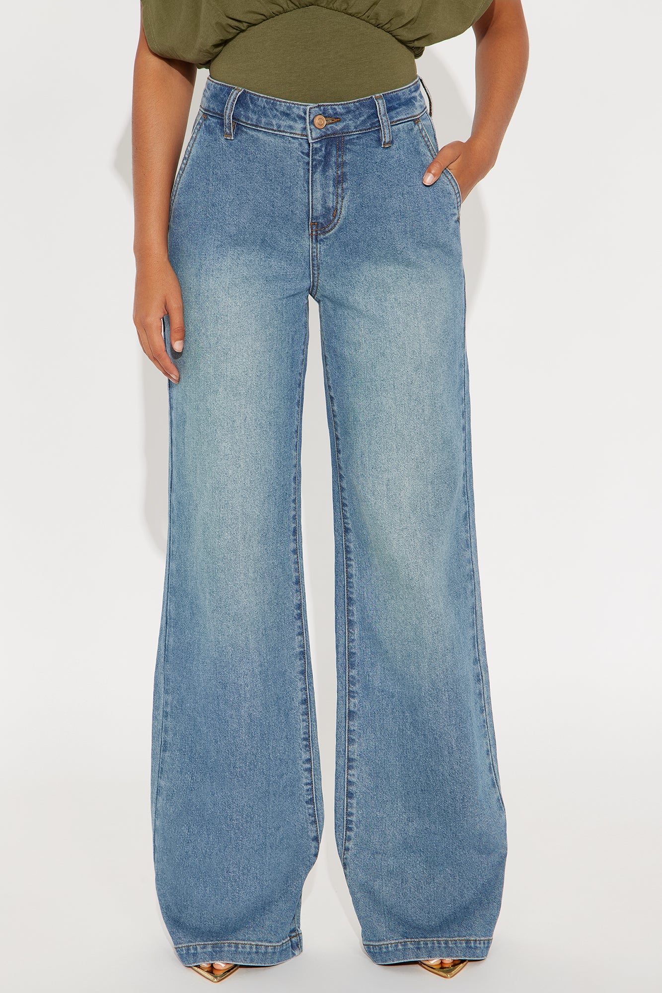 Tall Delusional Drop Waist Jeans - Medium Wash