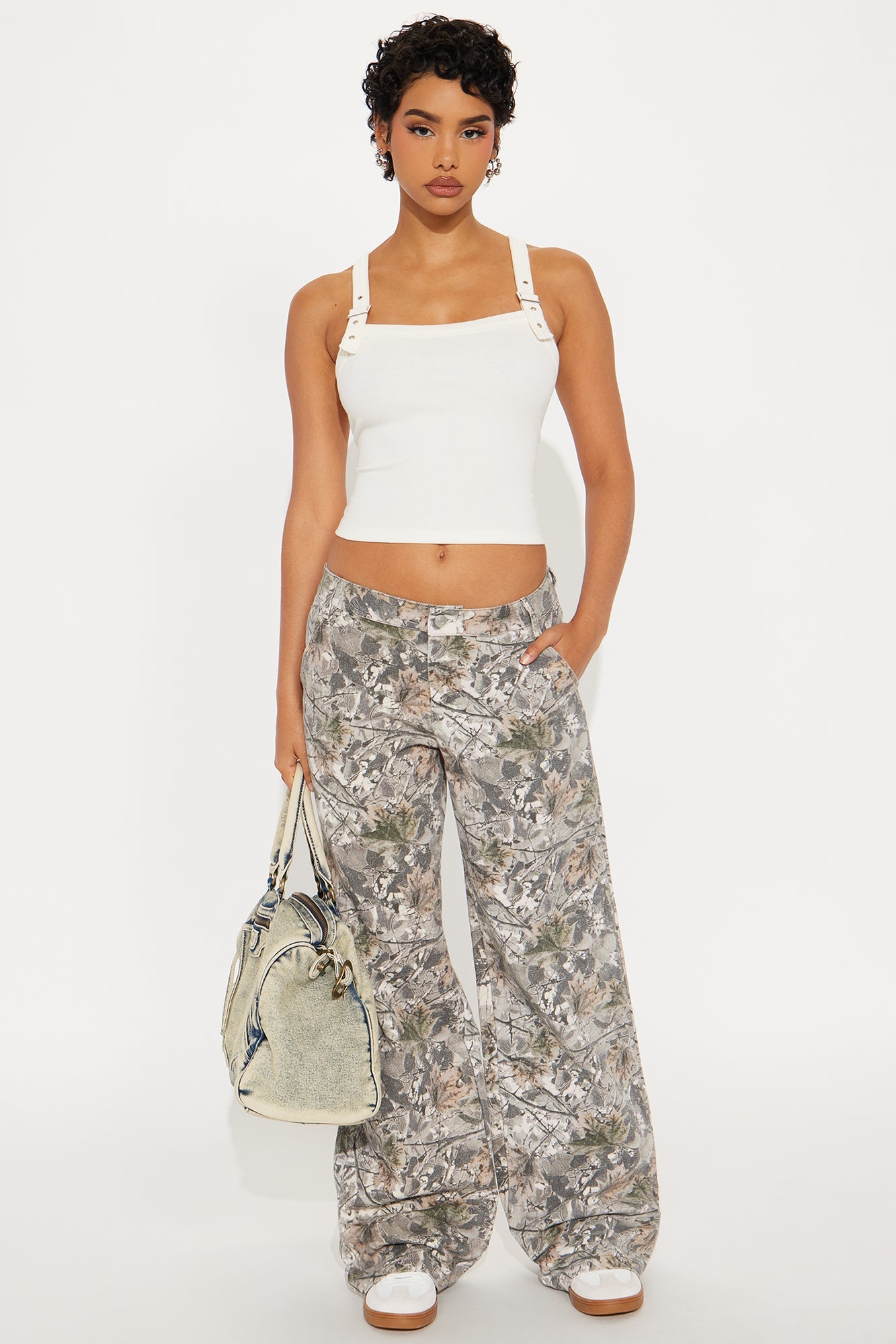 Keep Your Attention Camo Wide Leg Pant 32 - Camouflage