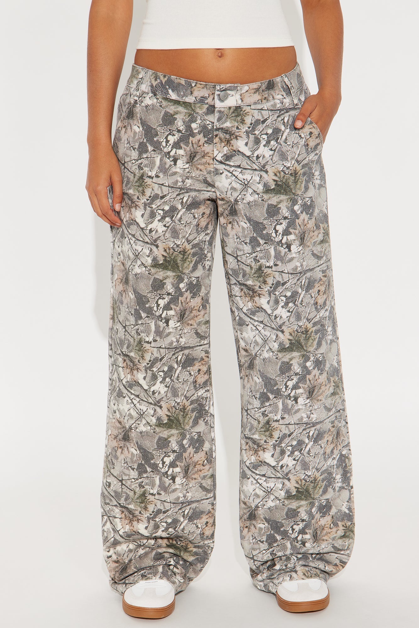 Keep Your Attention Camo Wide Leg Pant 32 - Camouflage