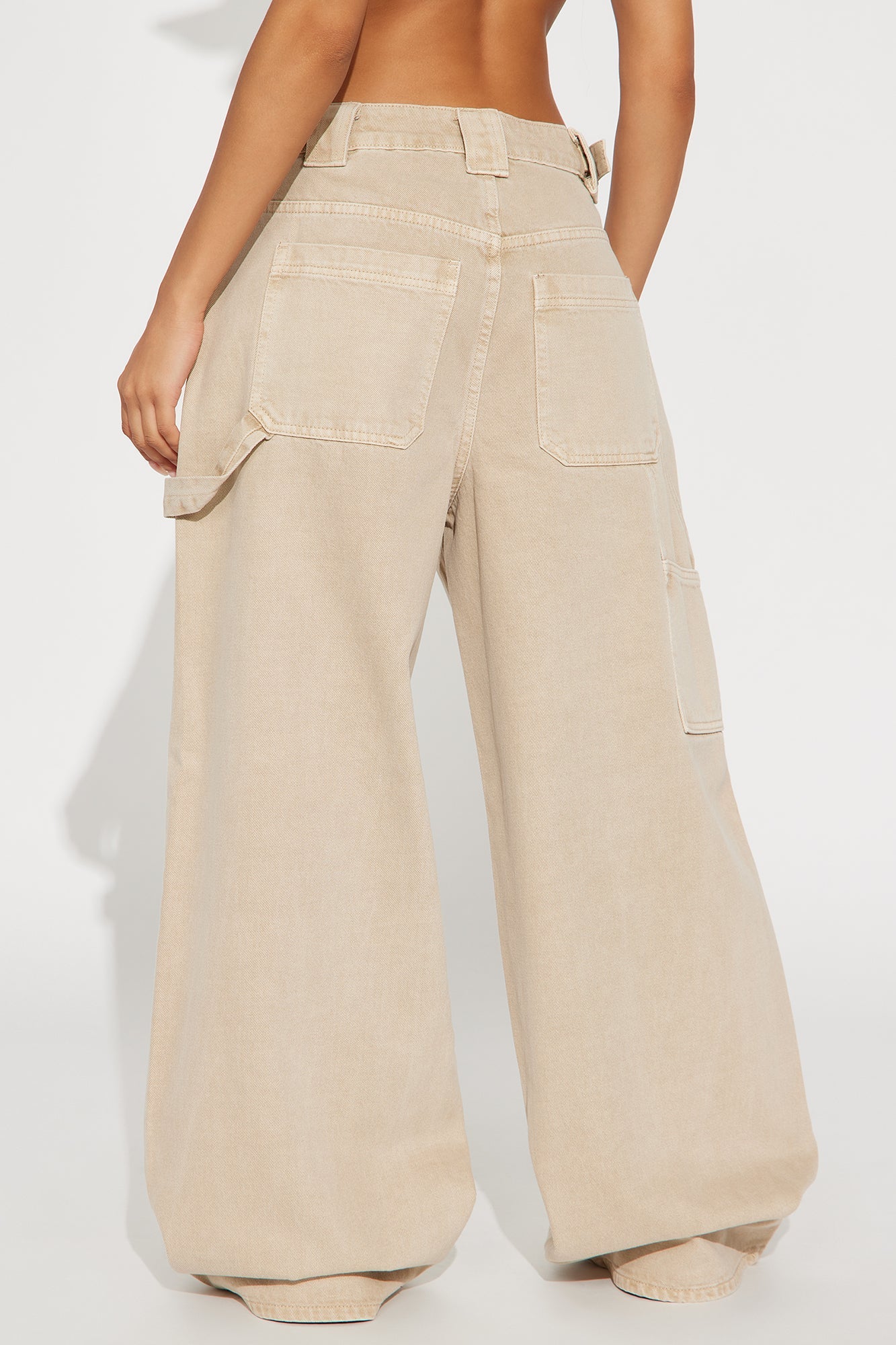 Everything You Want Wide Leg Pant - Tan