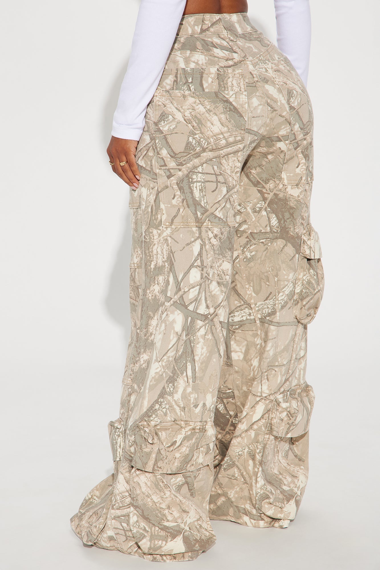 Got It Bad Stretch Cargo Jeans - Camouflage