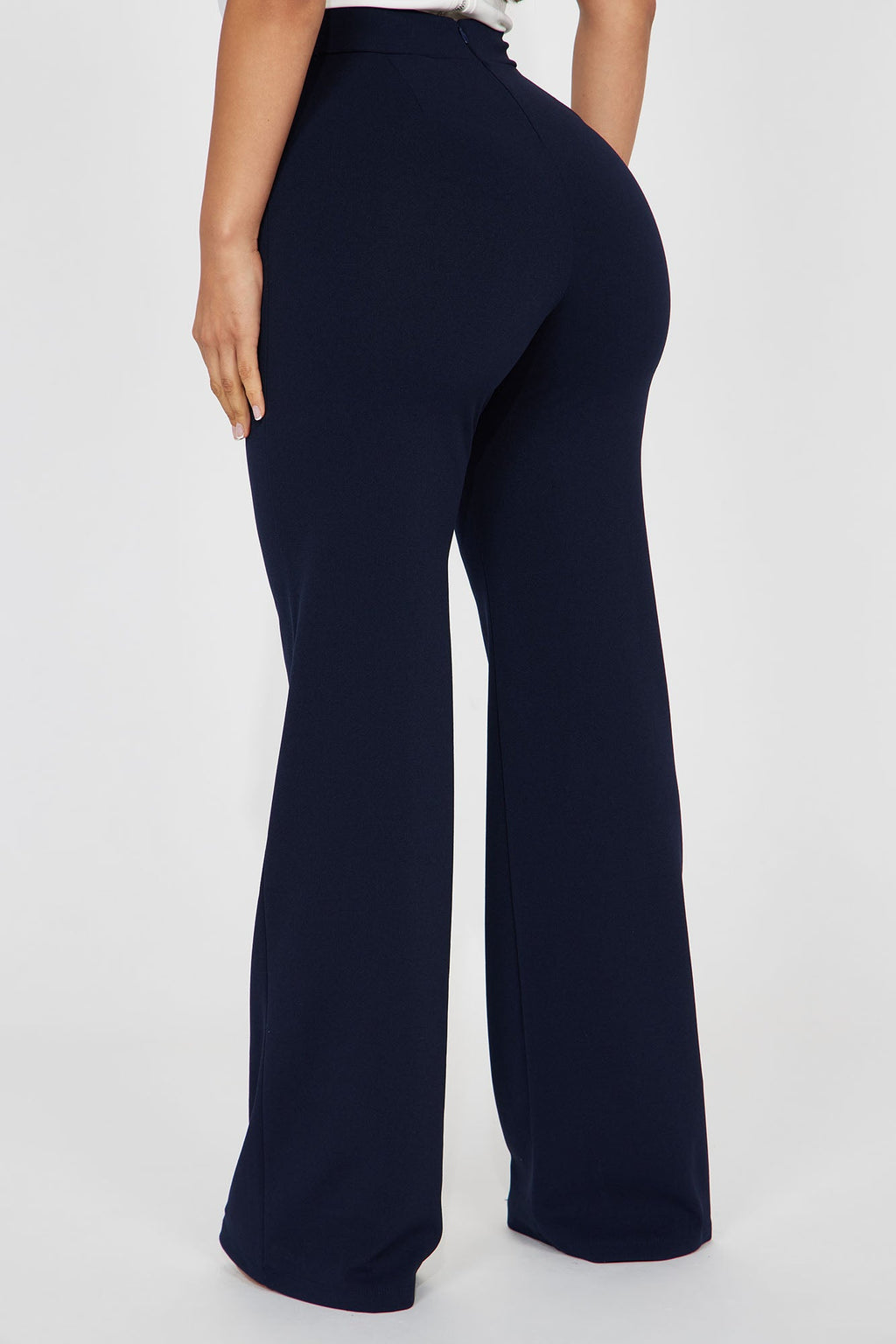 Victoria High Waisted Dress Pants - Navy