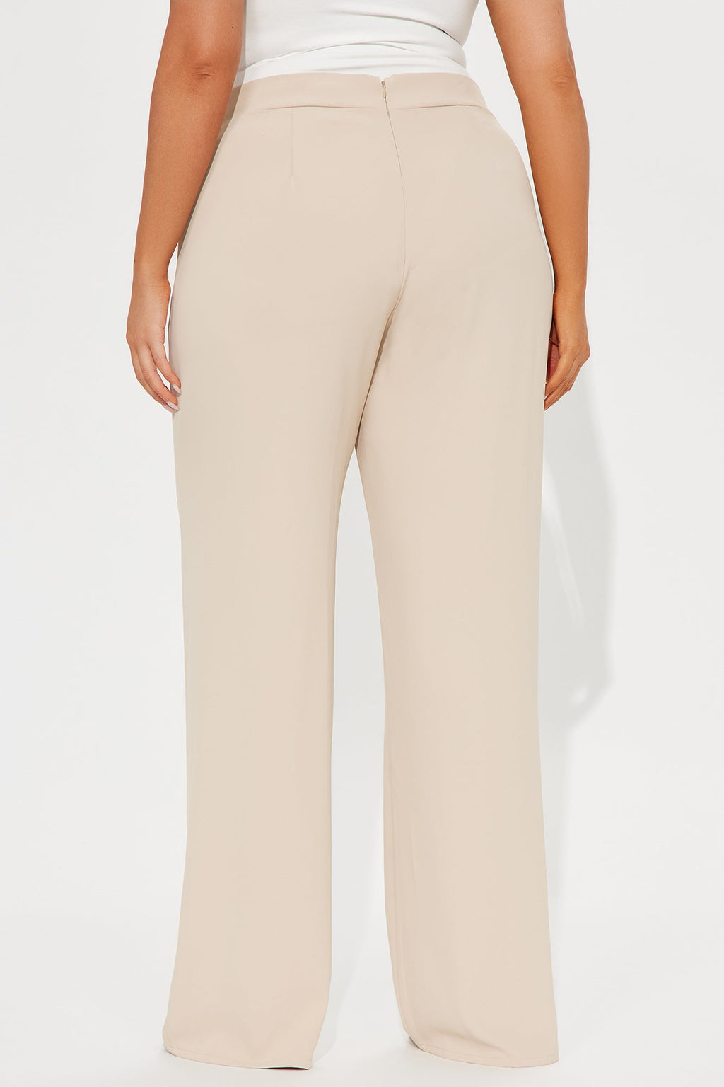 Vicky High Waisted Dress Pants - Taupe