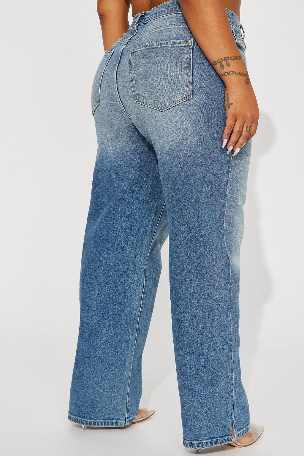 Sweet Talker Straight Leg Jeans - Medium Wash
