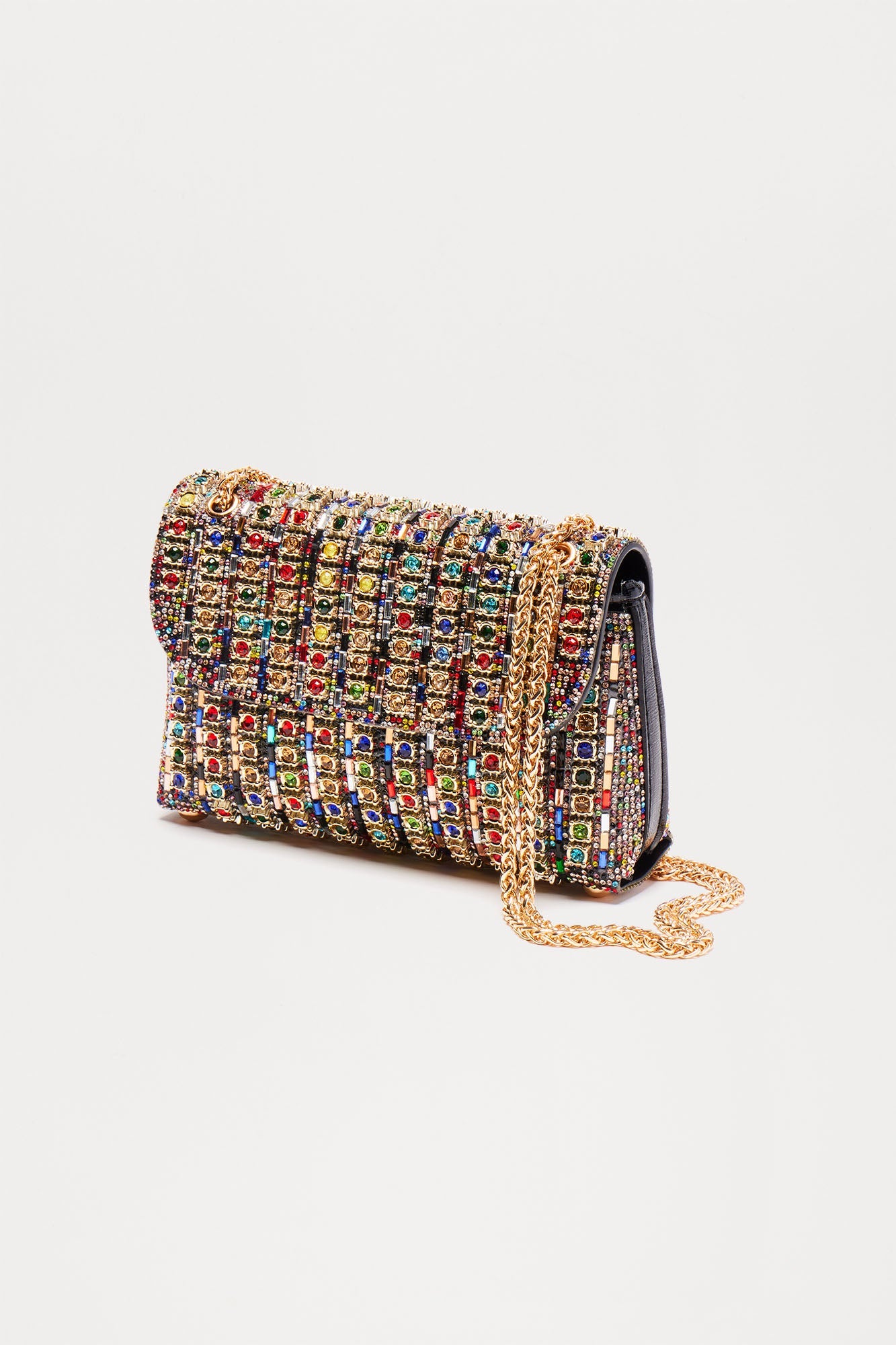 Shining The Brightest Handbag - Gold/Multi