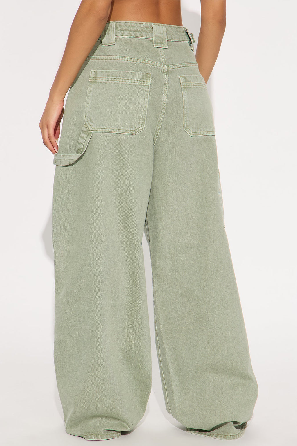 Everything You Want Wide Leg Pant - Sage