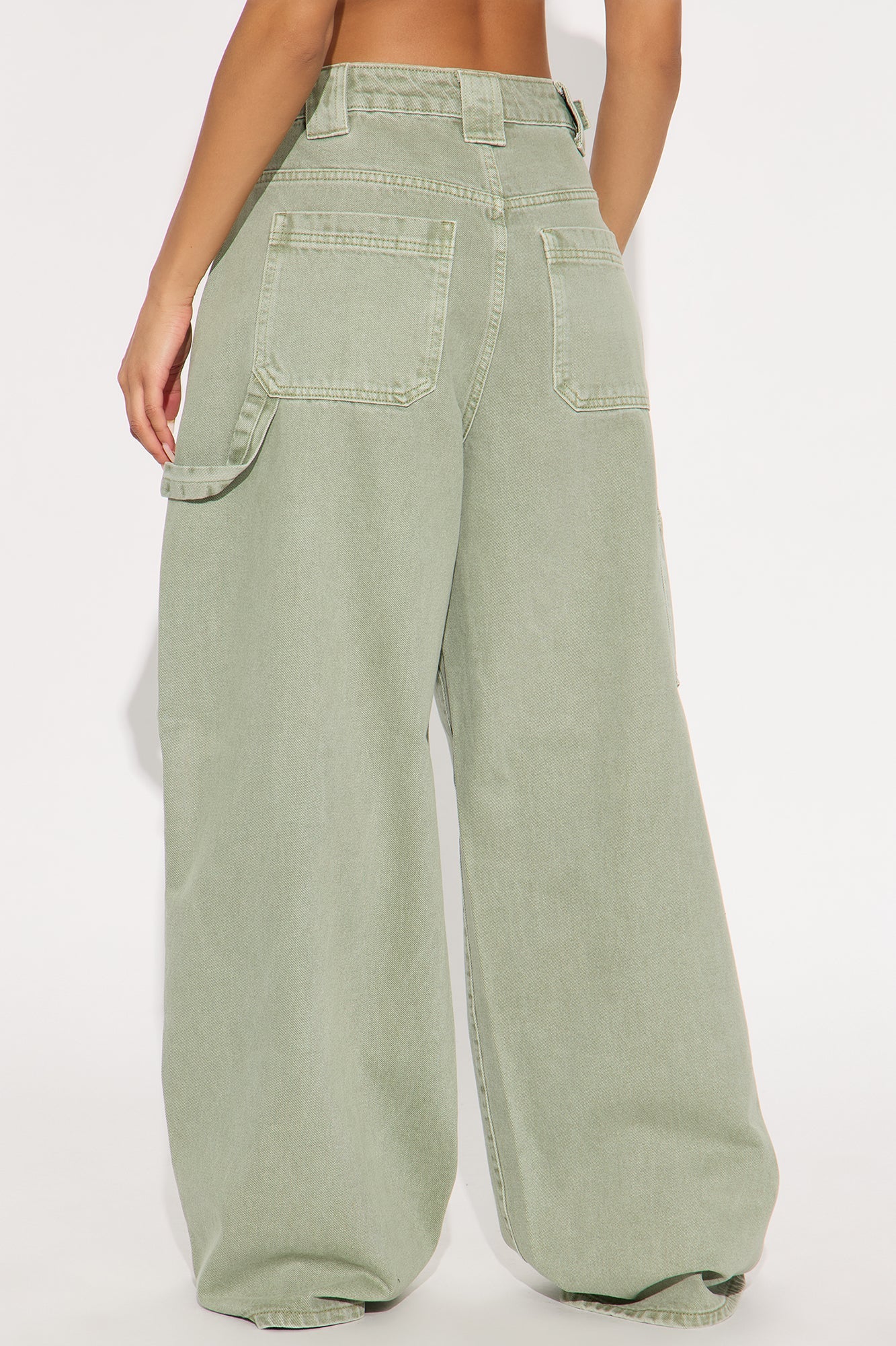 Everything You Want Wide Leg Pant - Sage