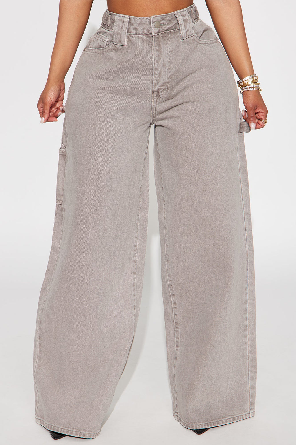 Everything You Want Wide Leg Pant - Grey