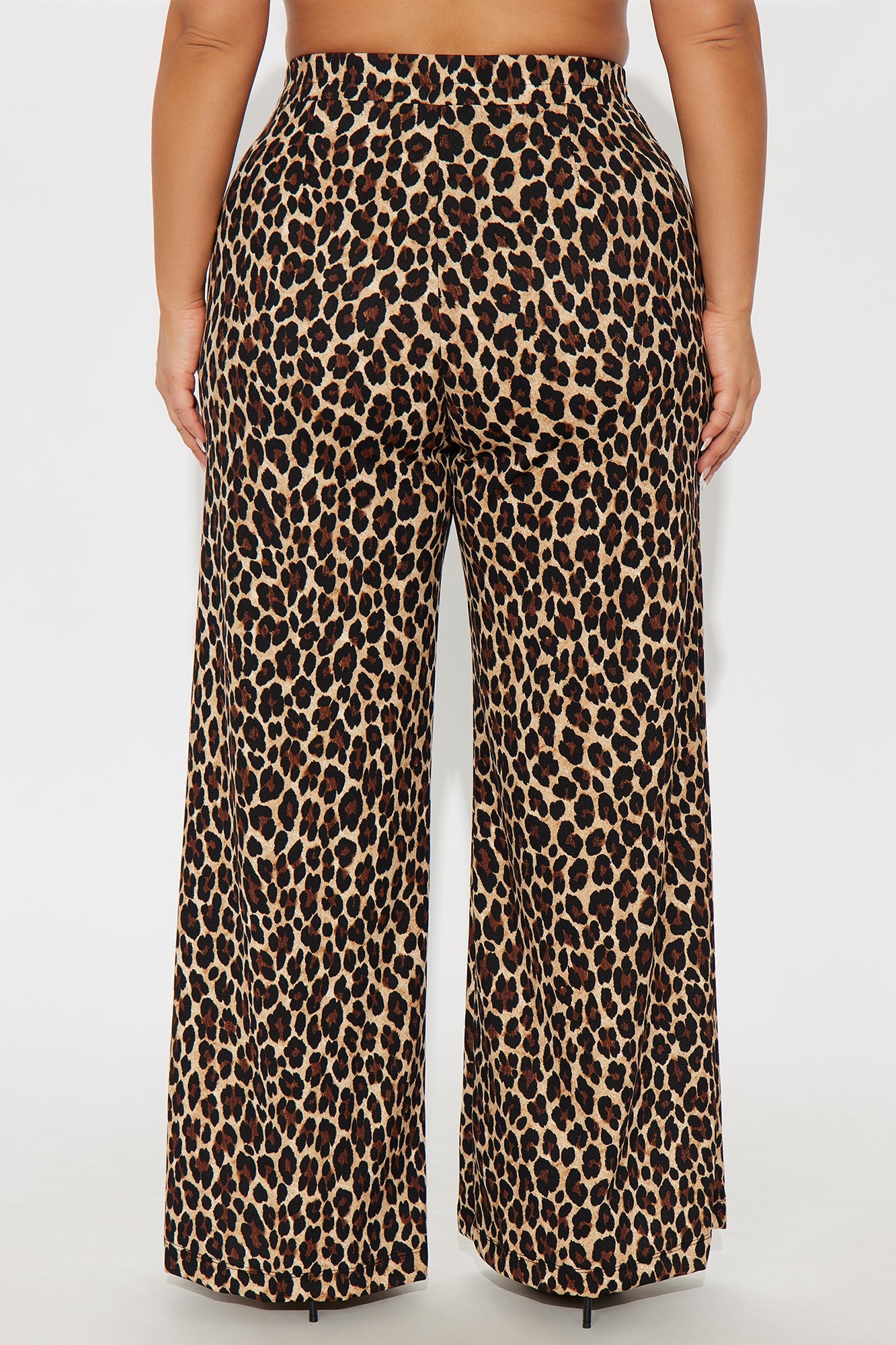 On The Hunt Wide Leg Leopard Trouser Pant - Leopard