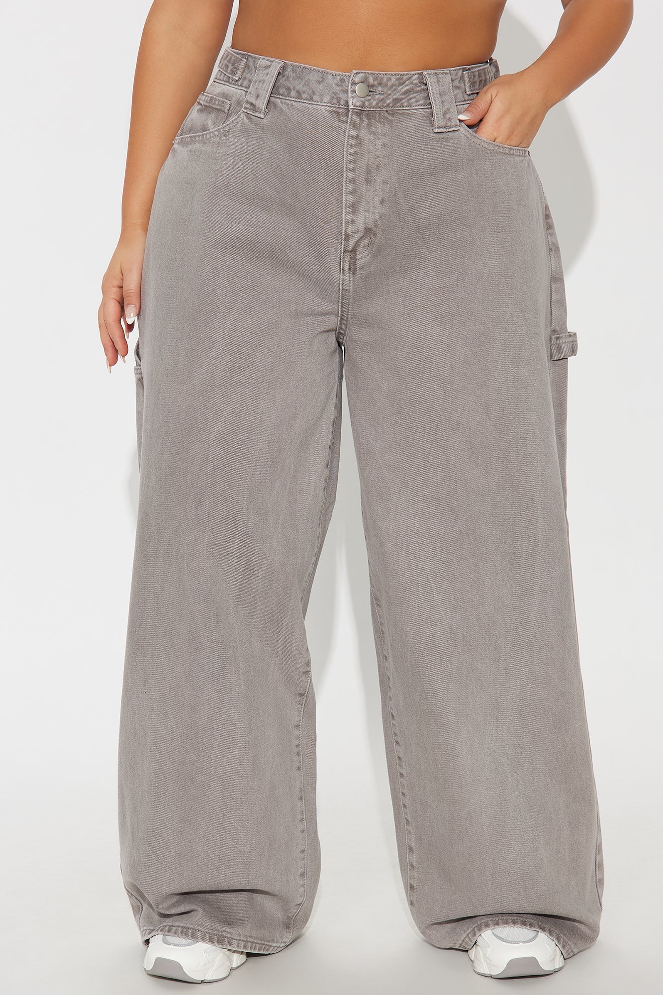 Everything You Want Wide Leg Pant - Grey
