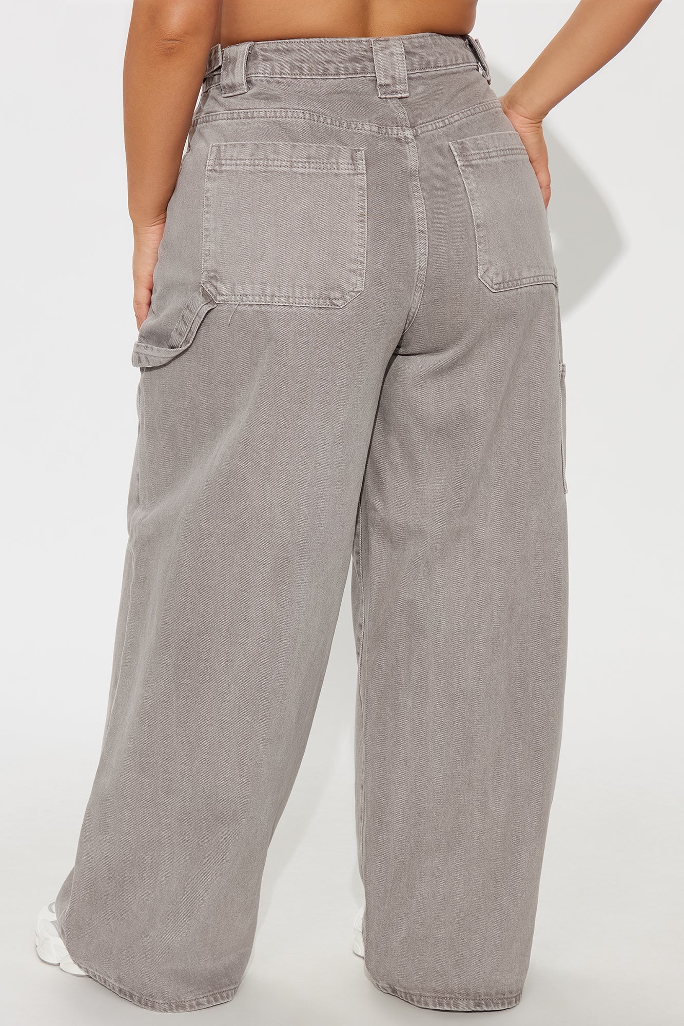 Everything You Want Wide Leg Pant - Grey