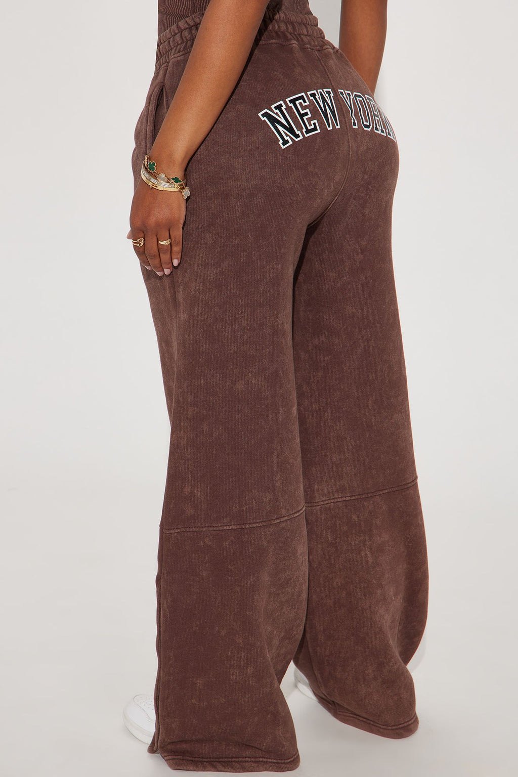 New York Washed Sweatpant - Brown