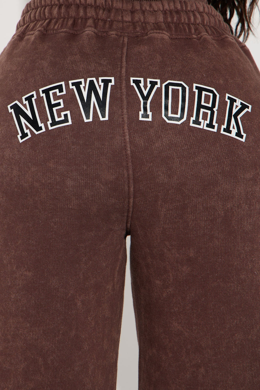 New York Washed Sweatpant - Brown