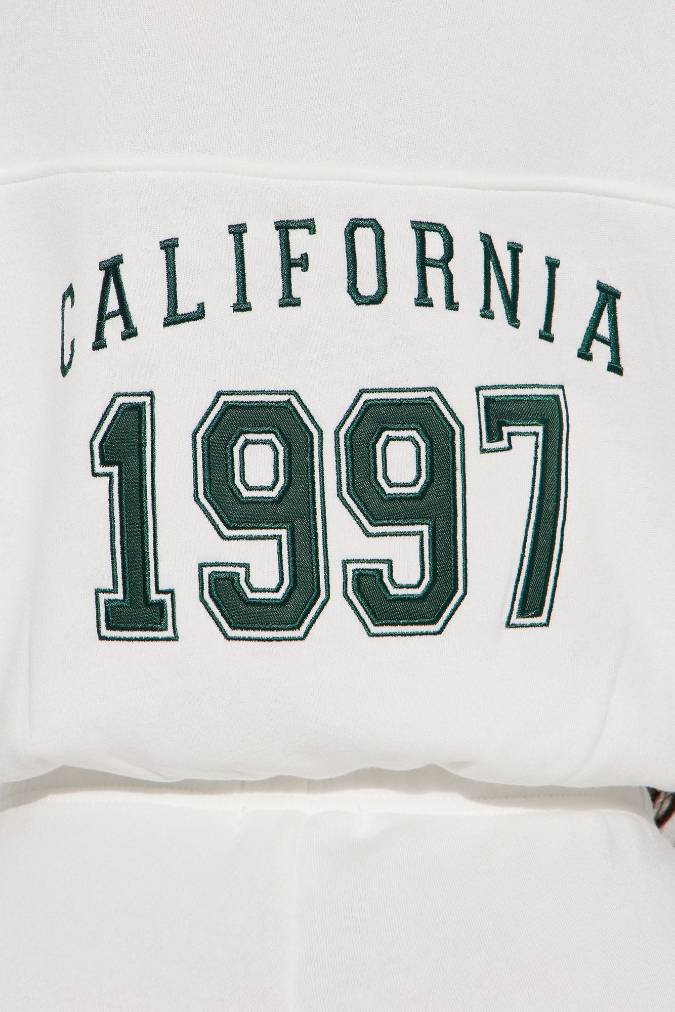 California Dreaming Athletic Sweatshirt - White