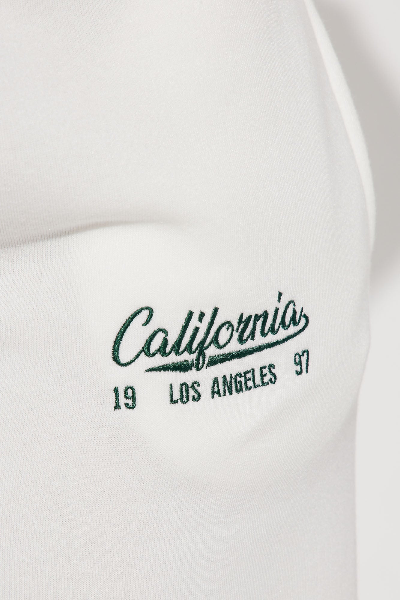 California Dreaming Athletic Wide Leg Pant - White