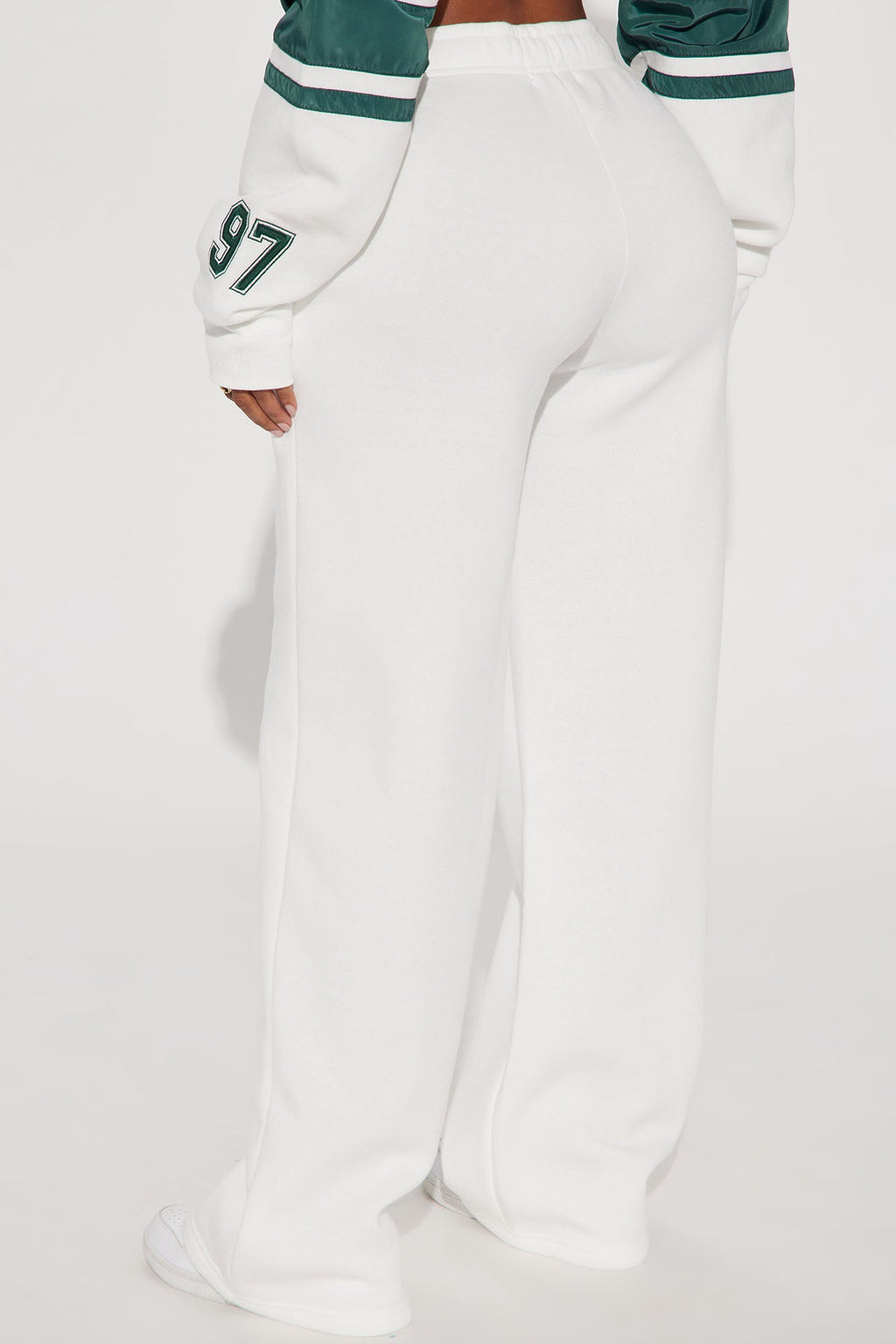 California Dreaming Athletic Wide Leg Pant - White