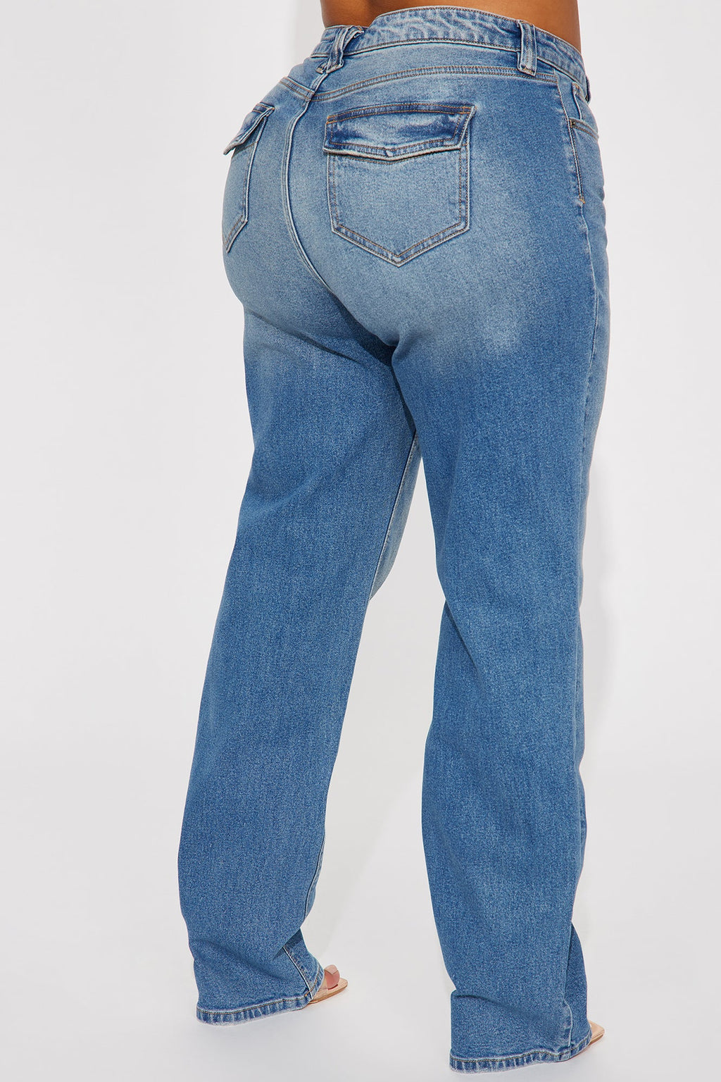 Sicily Straight Leg Jeans - Medium Wash