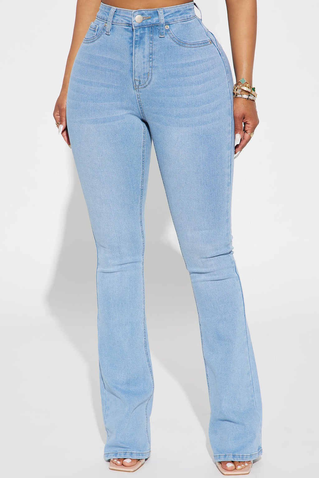 Mesa Booty Lifting Stretch Bootcut Jeans - Light Wash