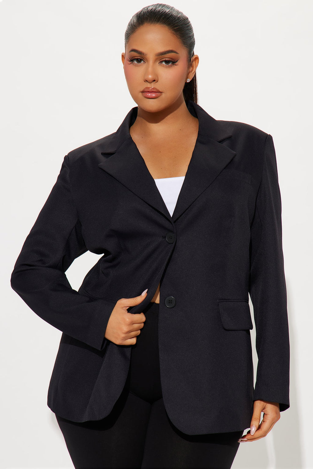 New Normal Oversized Blazer - Black