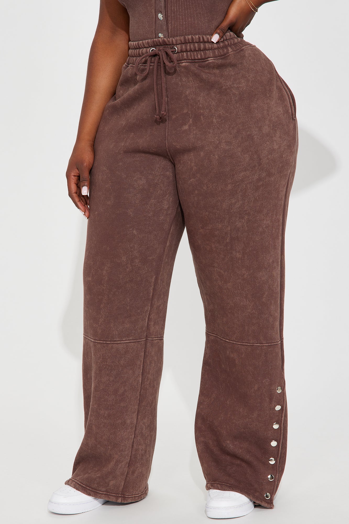 New York Washed Sweatpant - Brown
