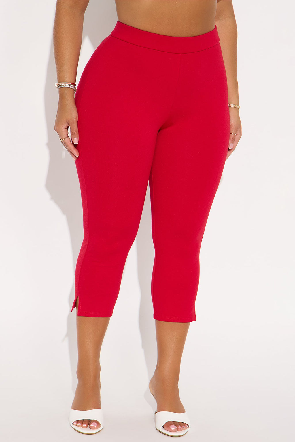 All My Potentials Capri Legging - Red