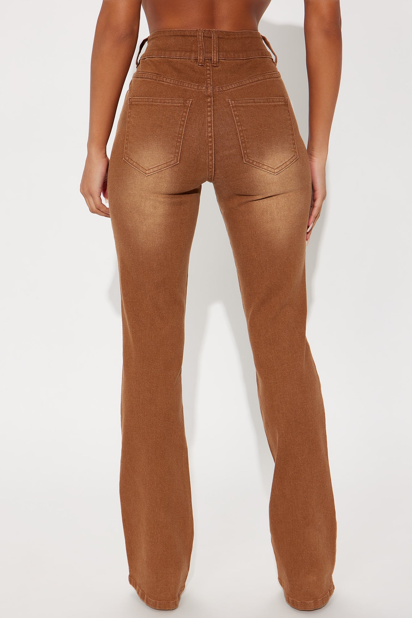 Fatal Attraction Stretch Bootcut Jeans - Brown