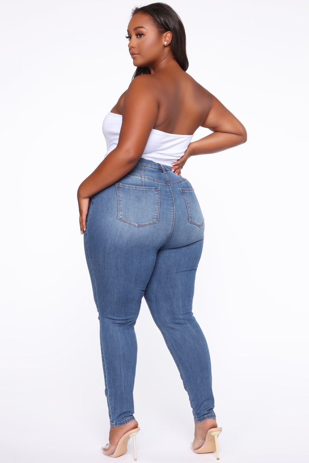 Our Favorite High Rise Skinny Jeans - Medium Blue Wash